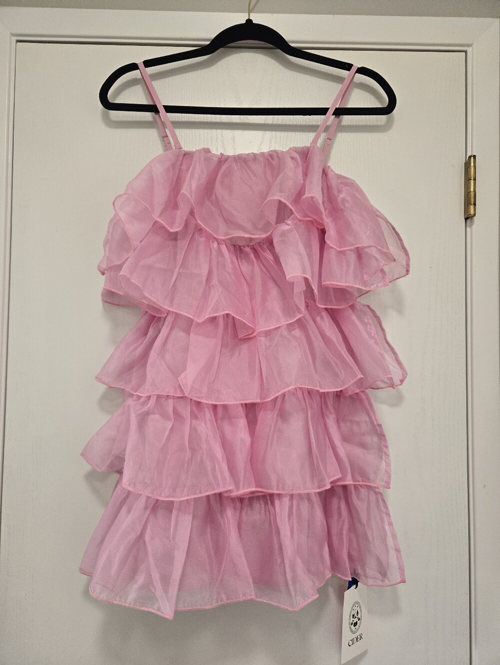 Cider Tiered Ruffle Mini Dress
